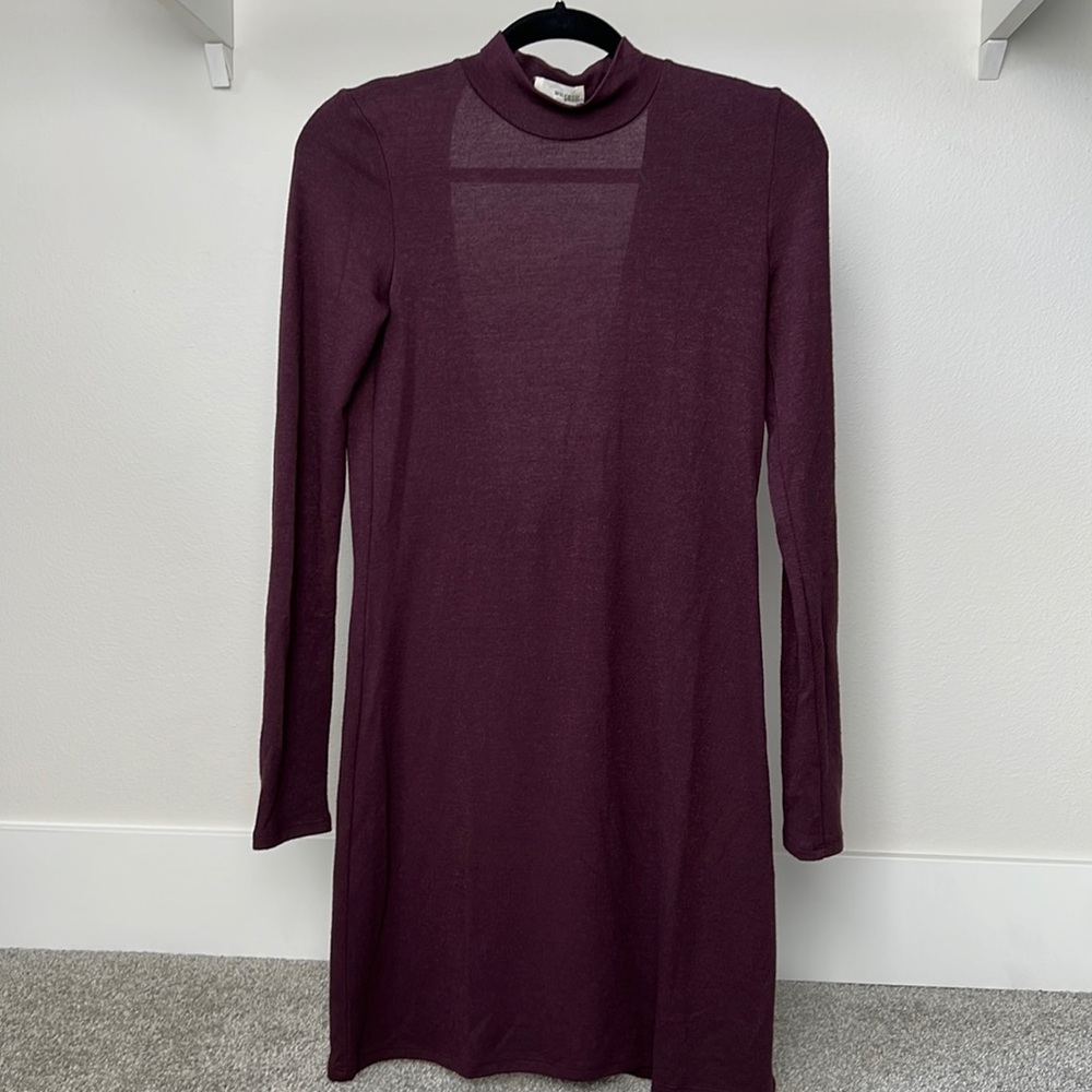 Wilfred high neck / backless sweater dress